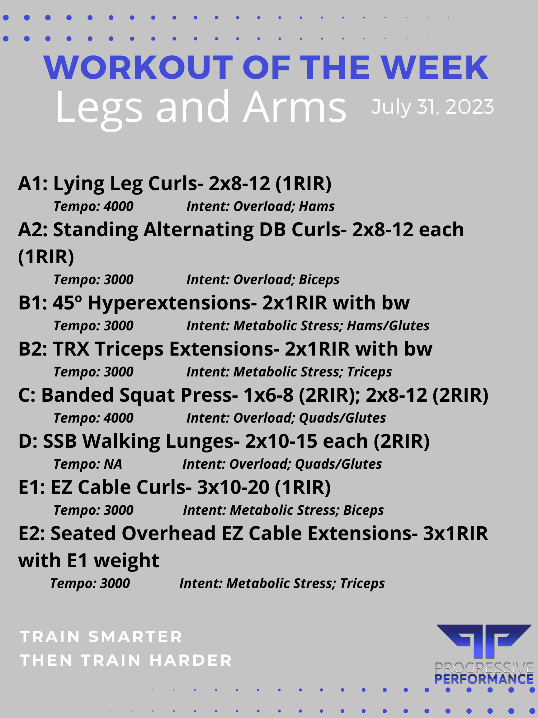 Legs and biceps best sale workout