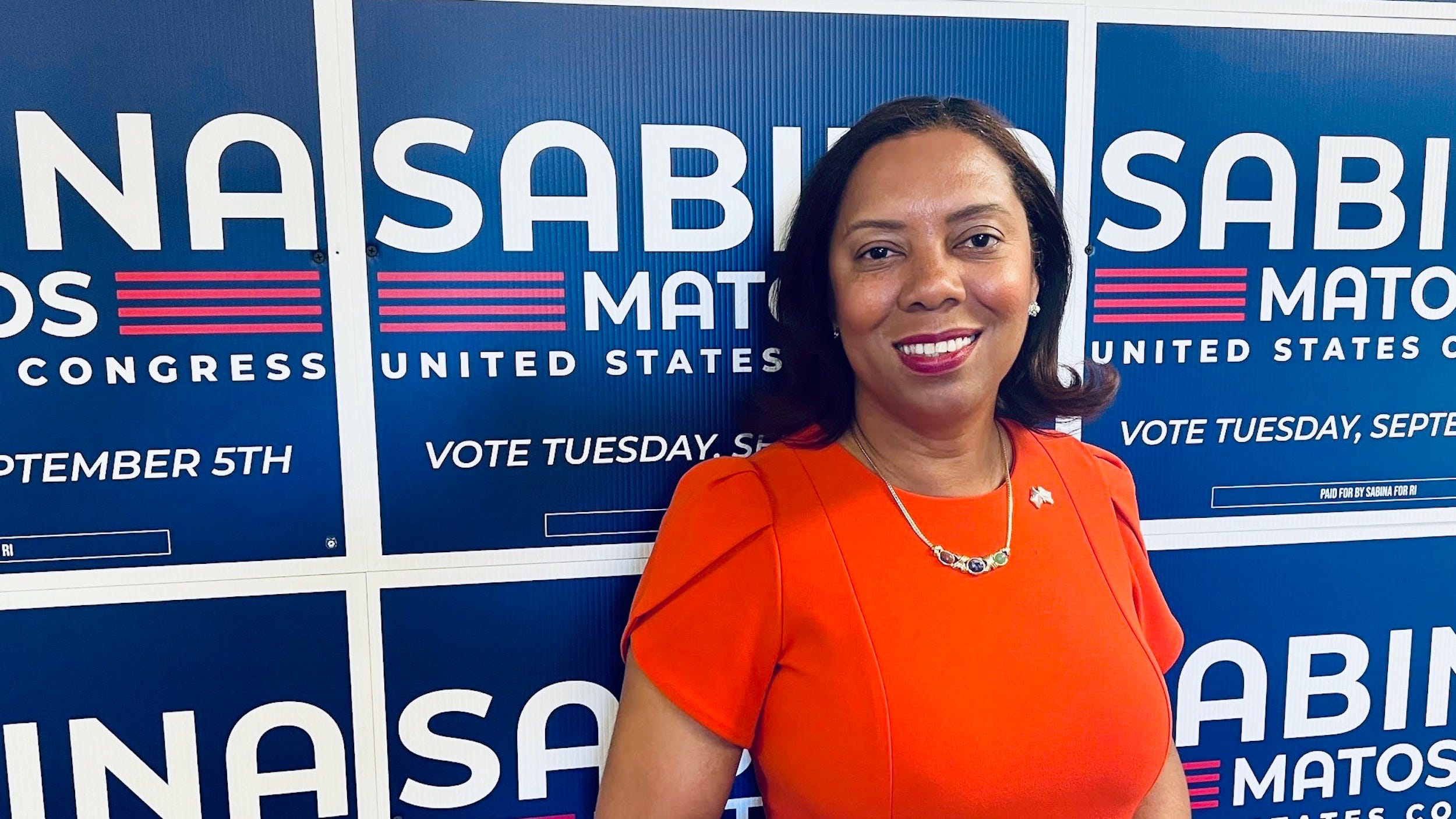Lieutenant Governor Sabina Matos is running for Congress