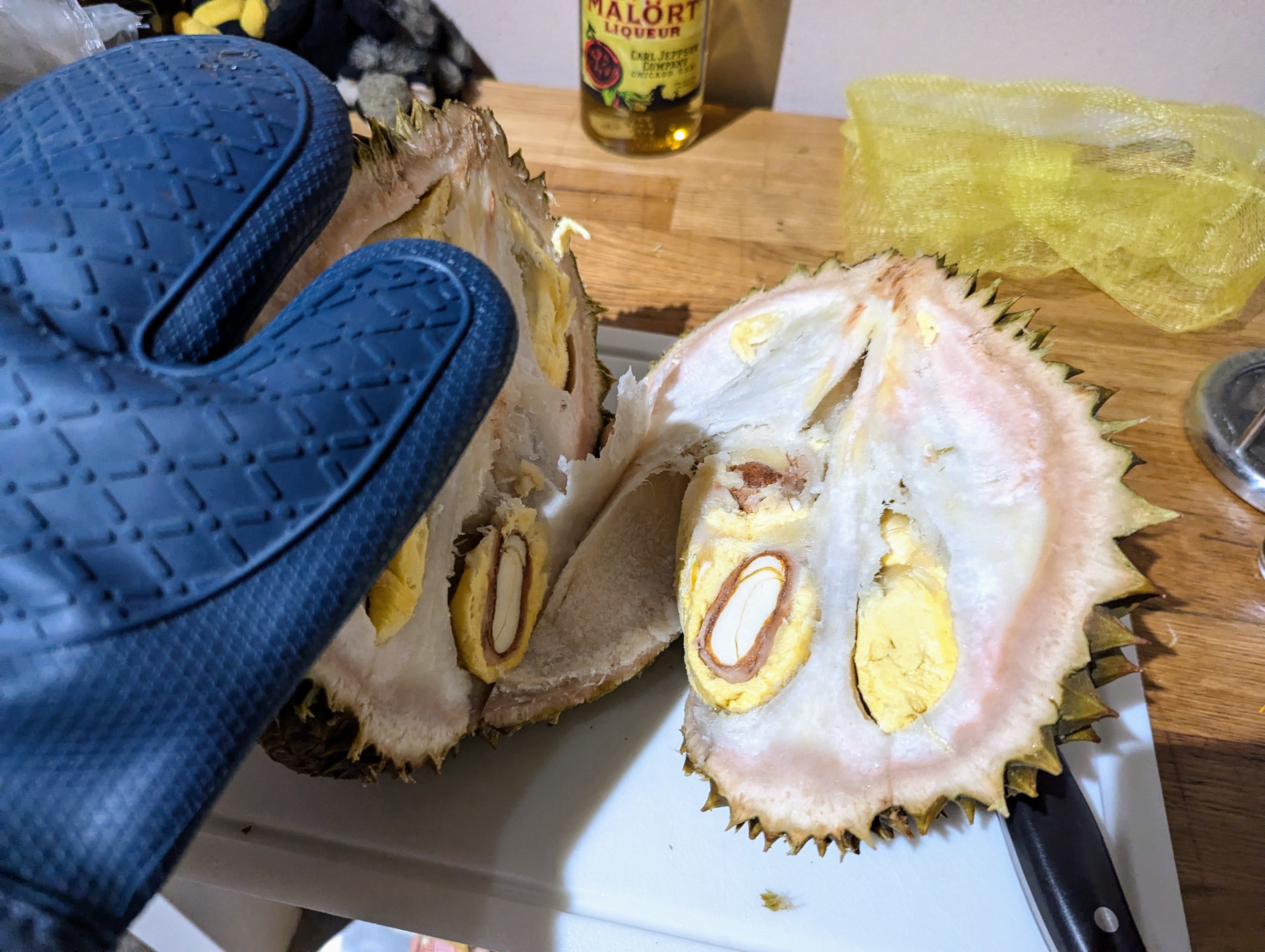 The durian-infused, gorgonzola-washed, Malört from hell