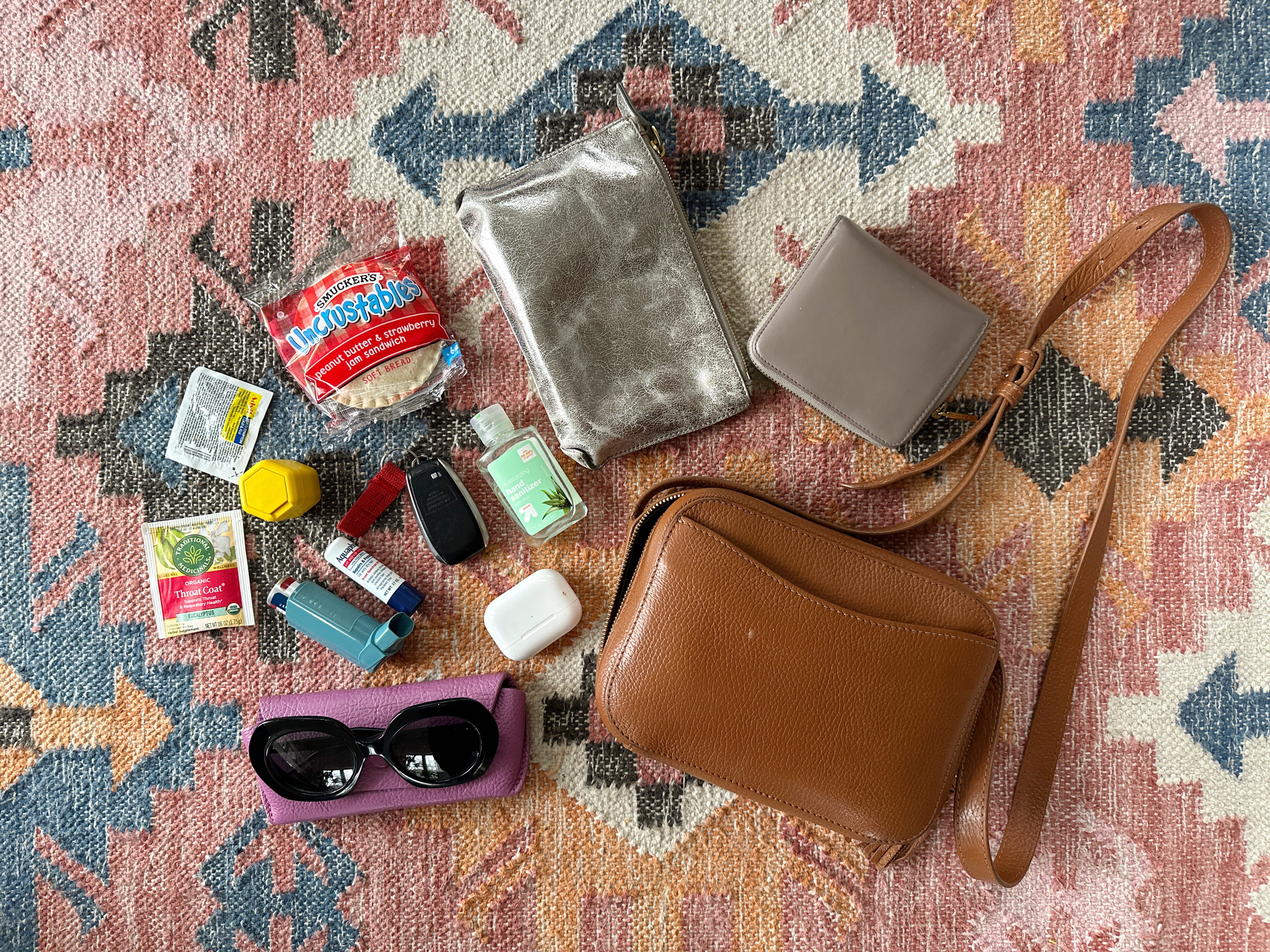 Snacks in top my bag