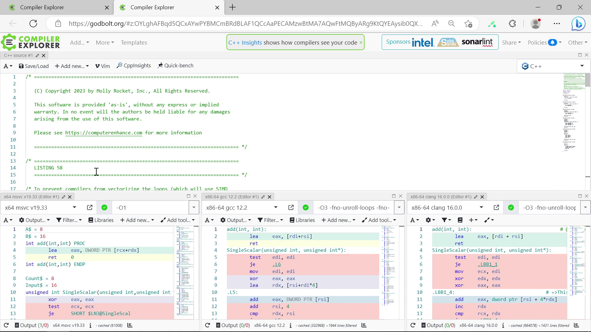 From 8086 to x64 - Computer, Enhance!