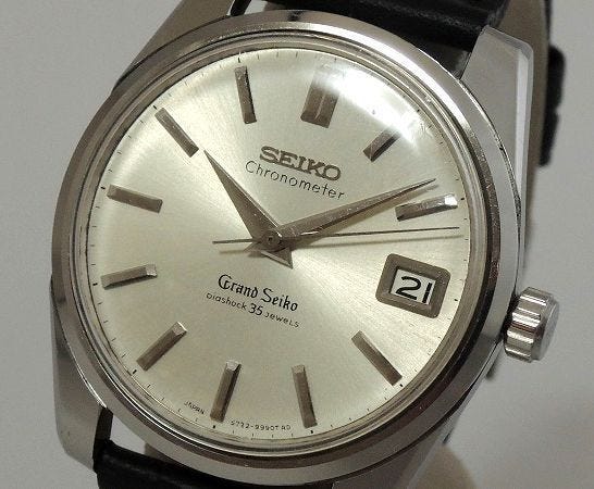 SEIKO 社外 57グランドセイコーS 風防（リング欠品） 実測φ33.05/57GRAND SEIKO Self-dater Watch glass 5722-9000/9001(管SDN S84)