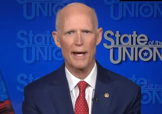 Rick Scott Falls Apart When Asked About Trump's Bad Economy