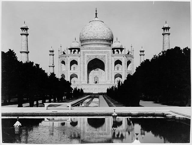 平山郁夫、Tha Taj Mahal Seen from Agra