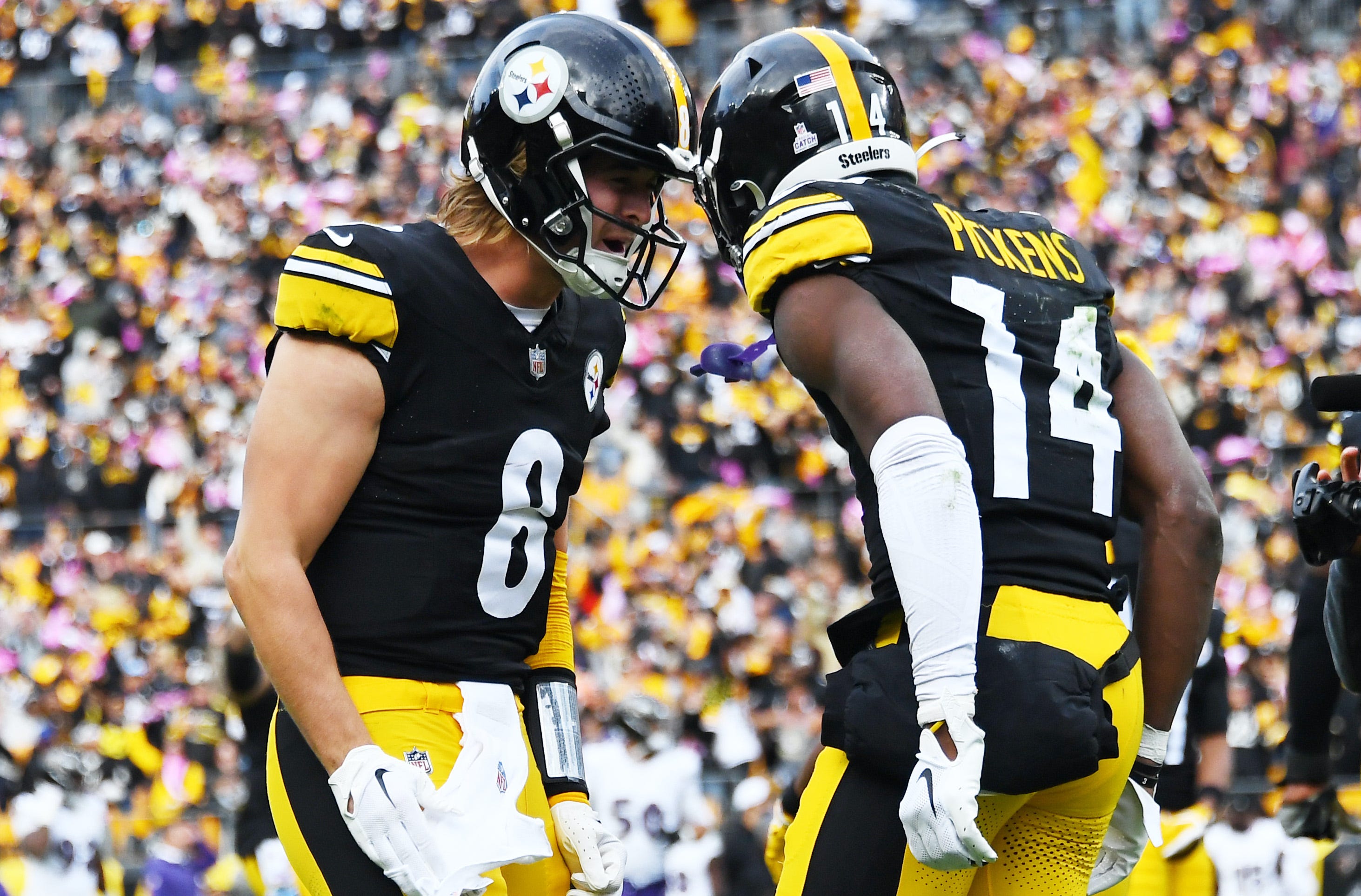 Steelers heels hot sale