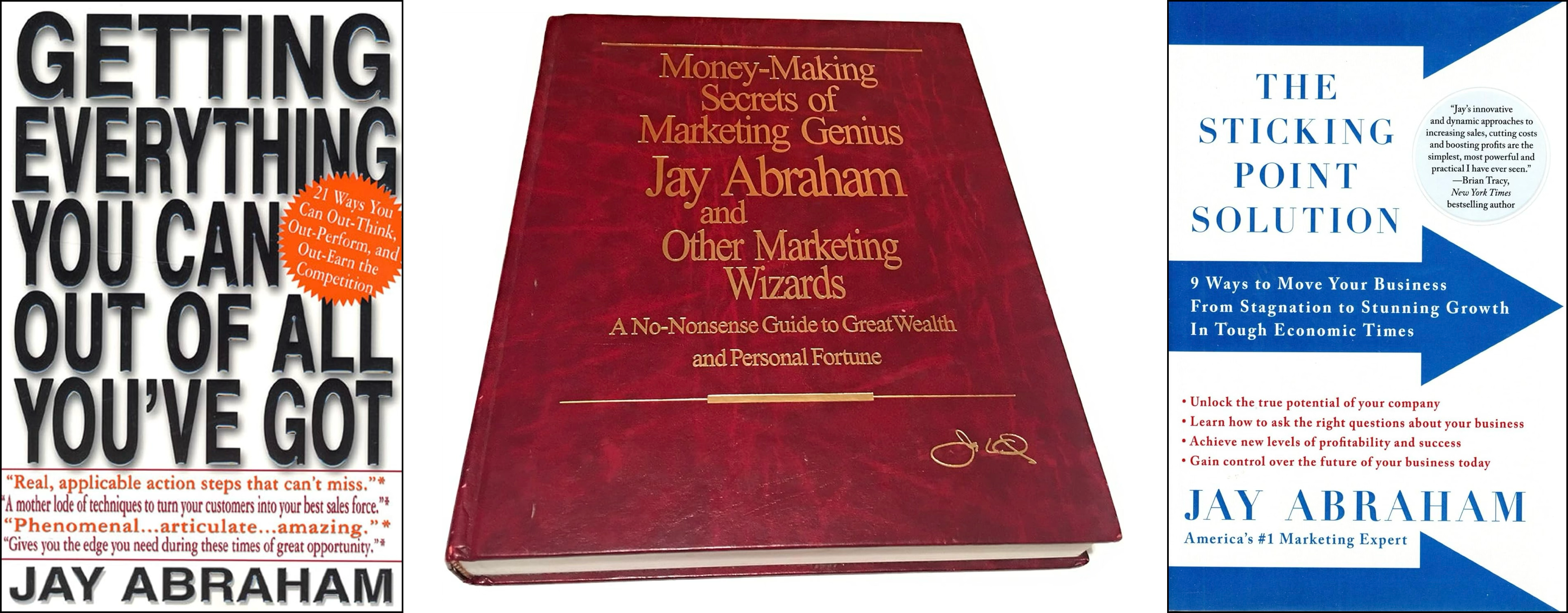 Get 3 Jay Abraham Books For Free As A Paid Subscriber