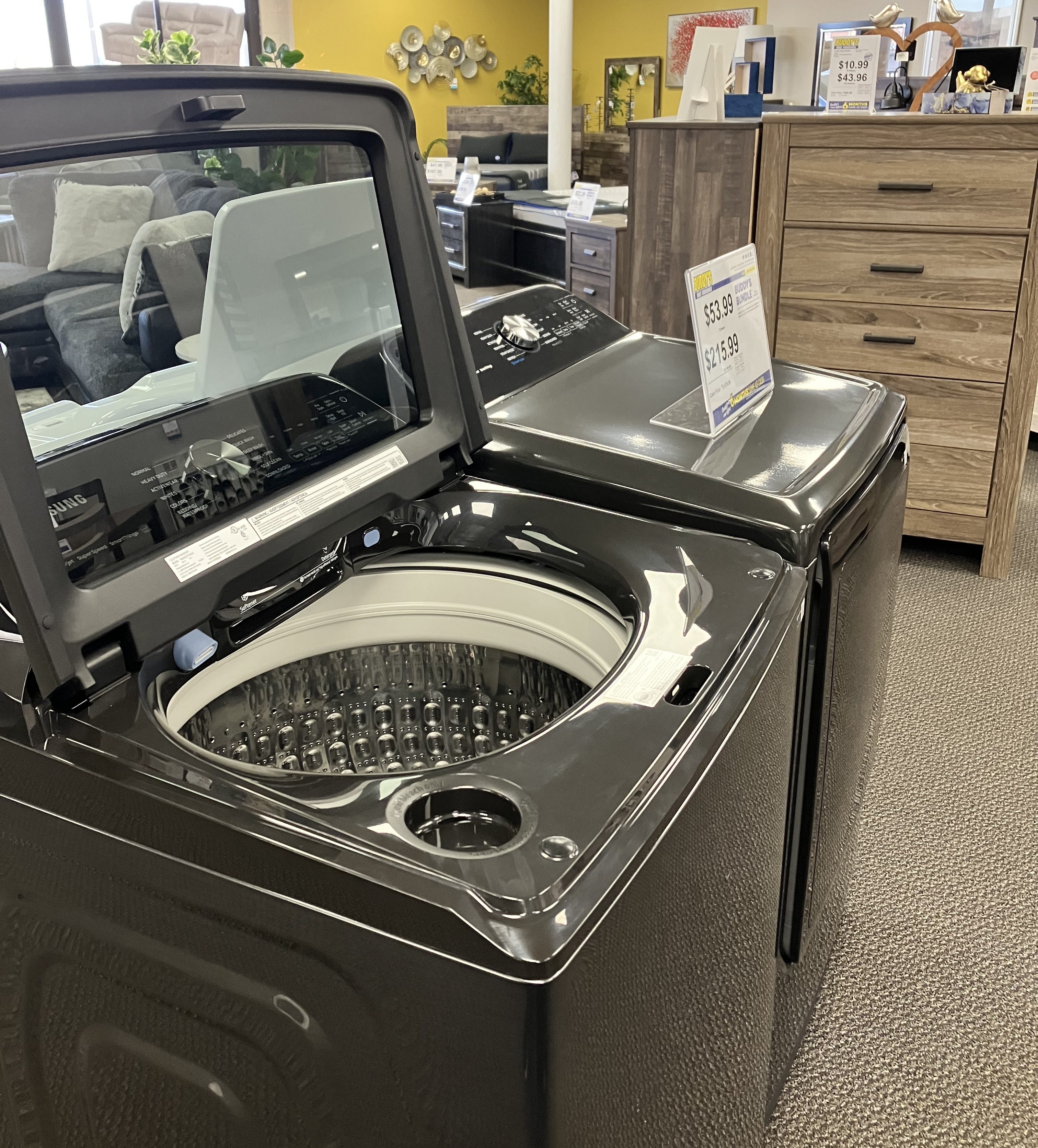 Buddy's washer and dryer new arrivals