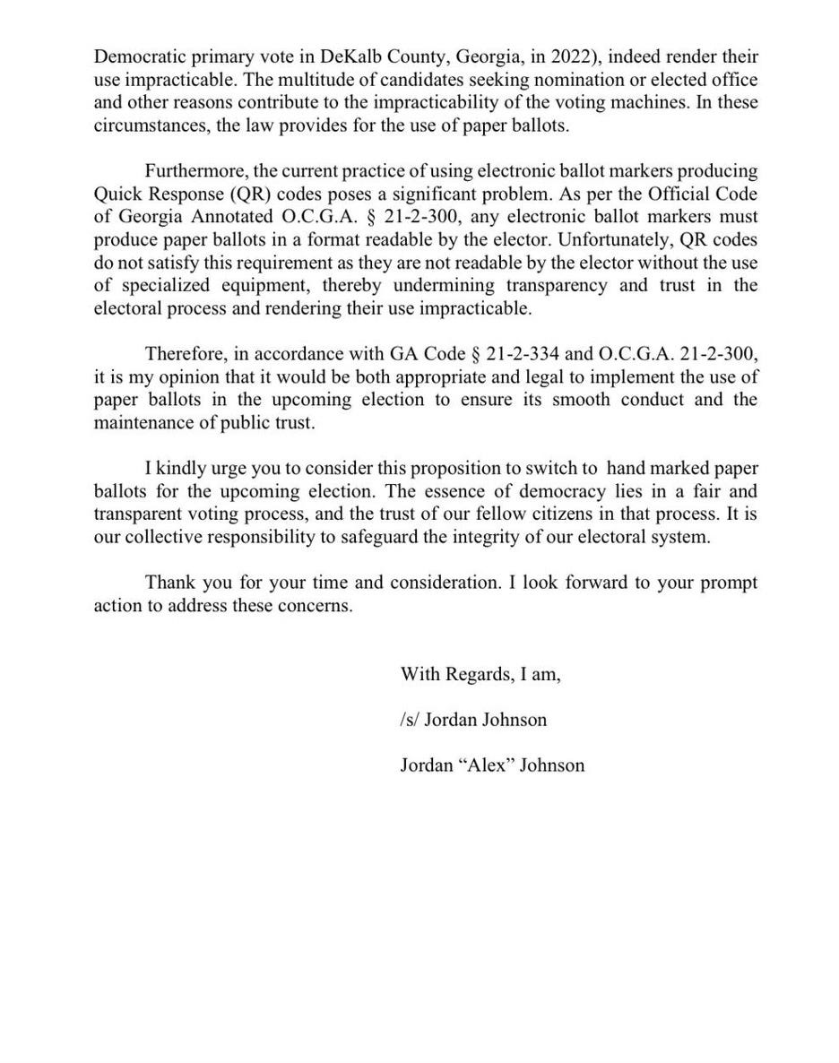 Spalding County, Begins Push to Return to Paper Ballots Full