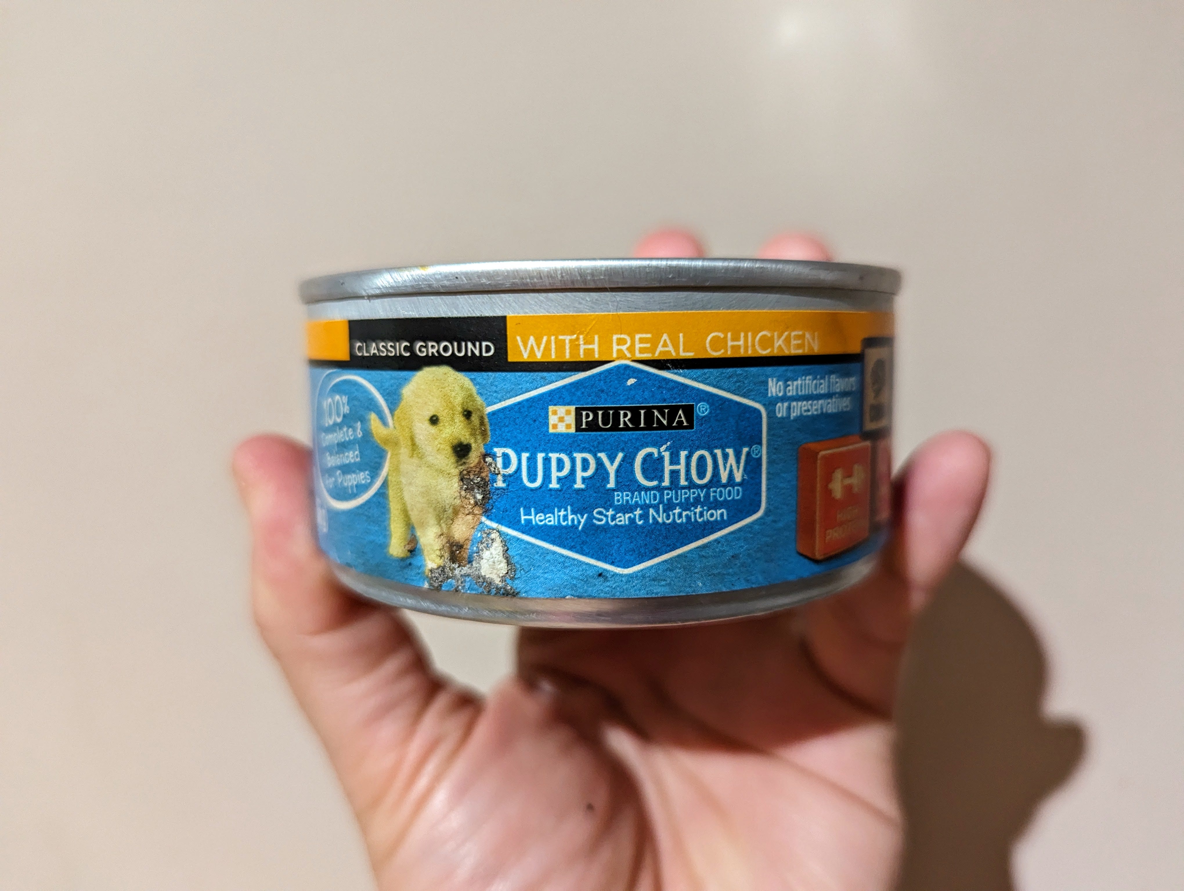 Puppy chow wet clearance food