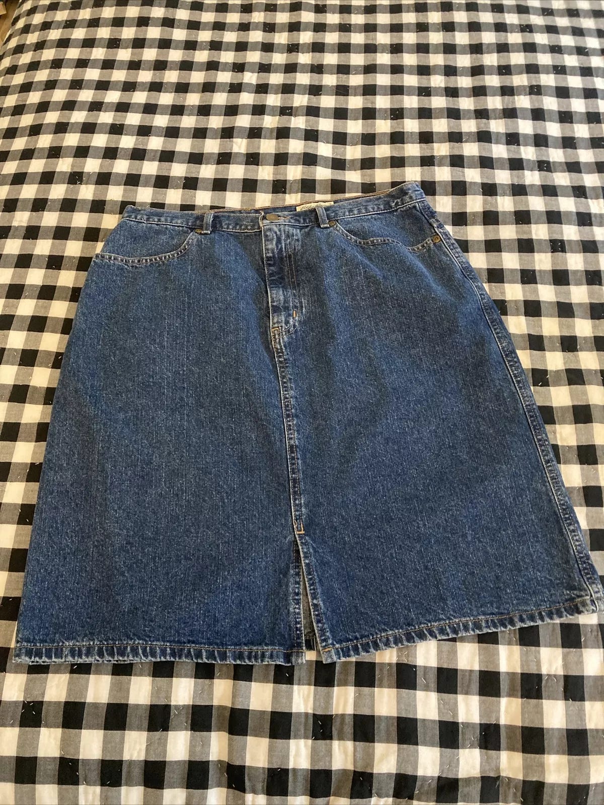 Denim skirt yes or no clearance