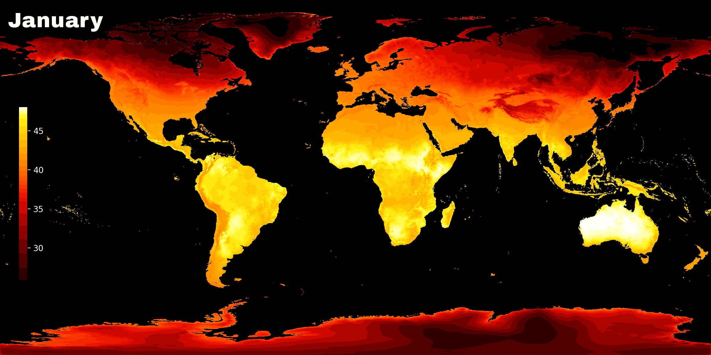 Global Climate Map - by Milan Janosov