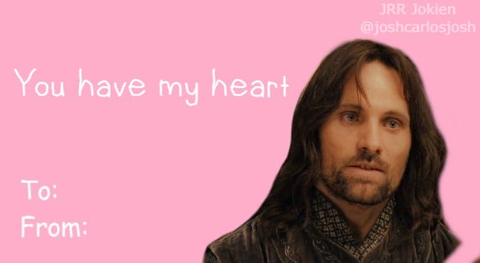 Lotr valentines top