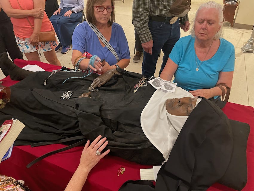 'I want to see for myself' Thousands look for miracle at Gower Abbey