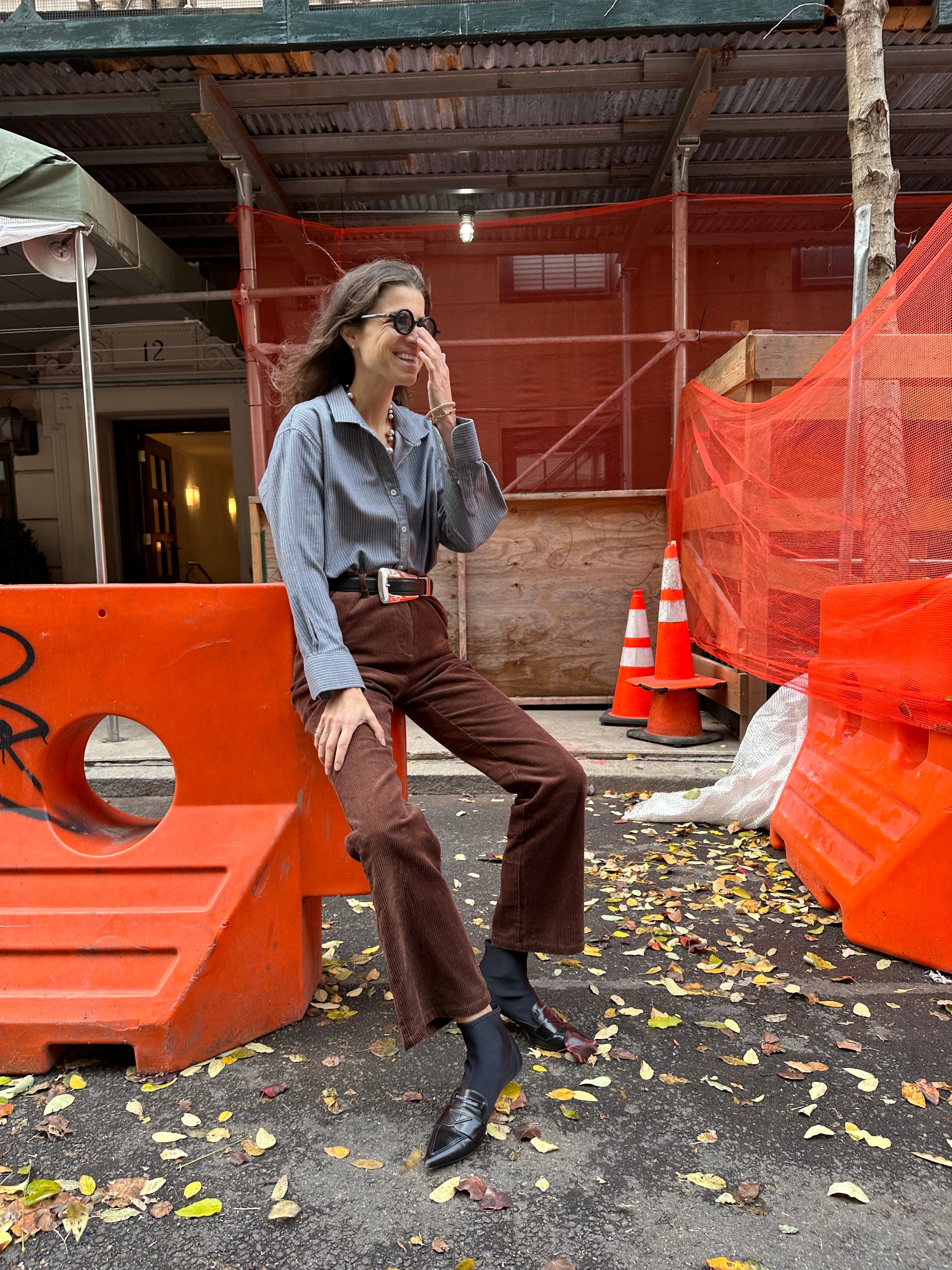 1 2 Brown corduroy pants could be the new jeans