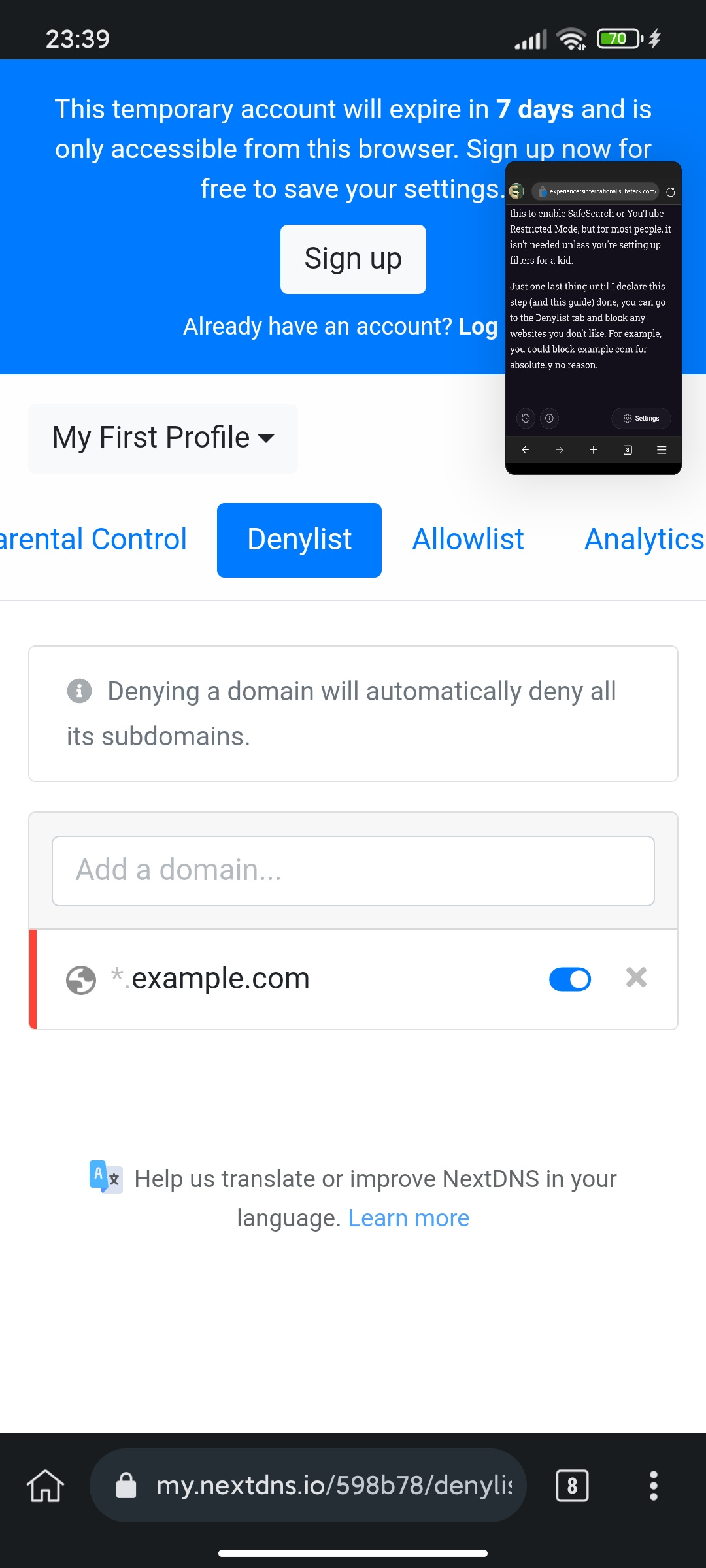 Using a custom DNS for better security and privacy • Buttondown