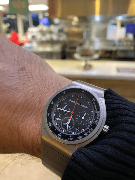 Iwc outlet titanium chronograph