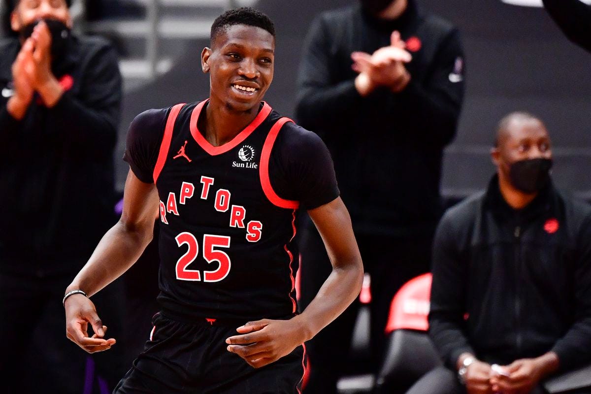 Chris boucher hot sale raptors jersey