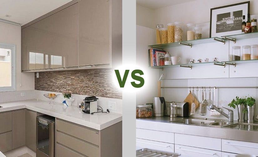 Open vs. Closed Kitchen Cabinets in Calgary: Which One Is Right for You?