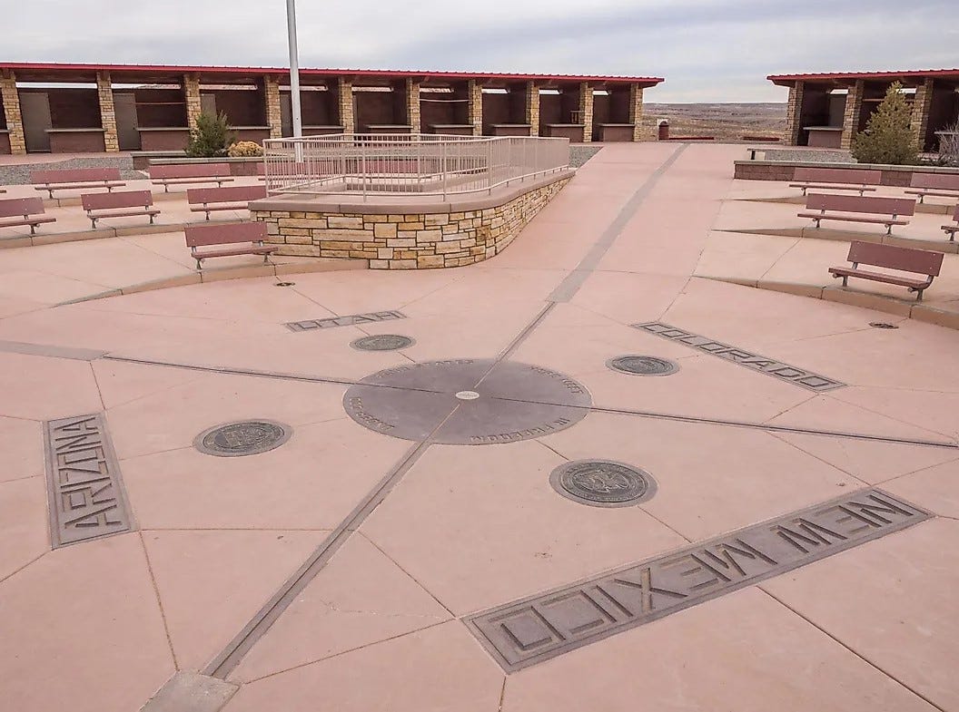 The Four Corners Come Together - by Jan Spell