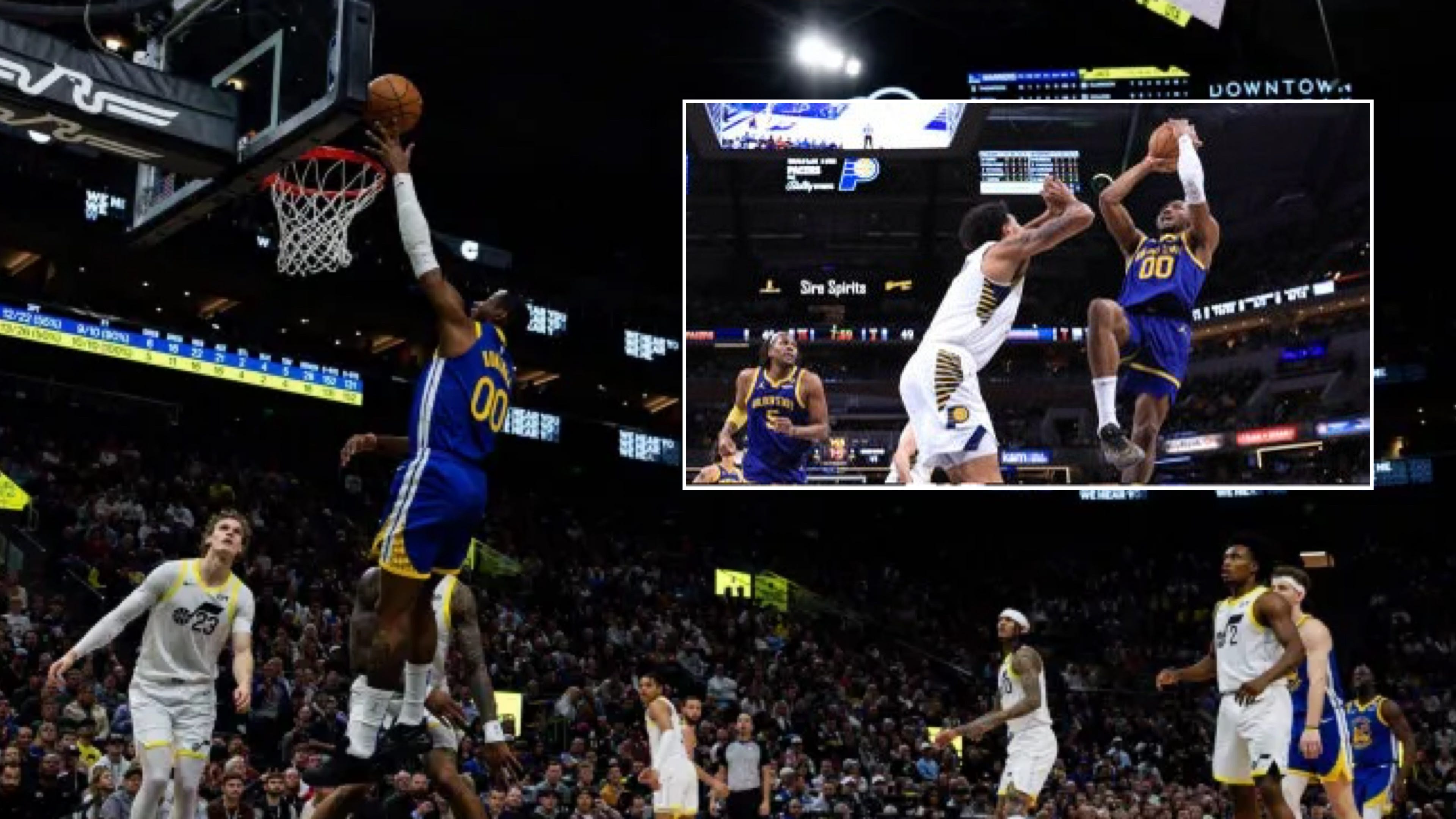 Kerr on Kuminga working on his footwork on post ups