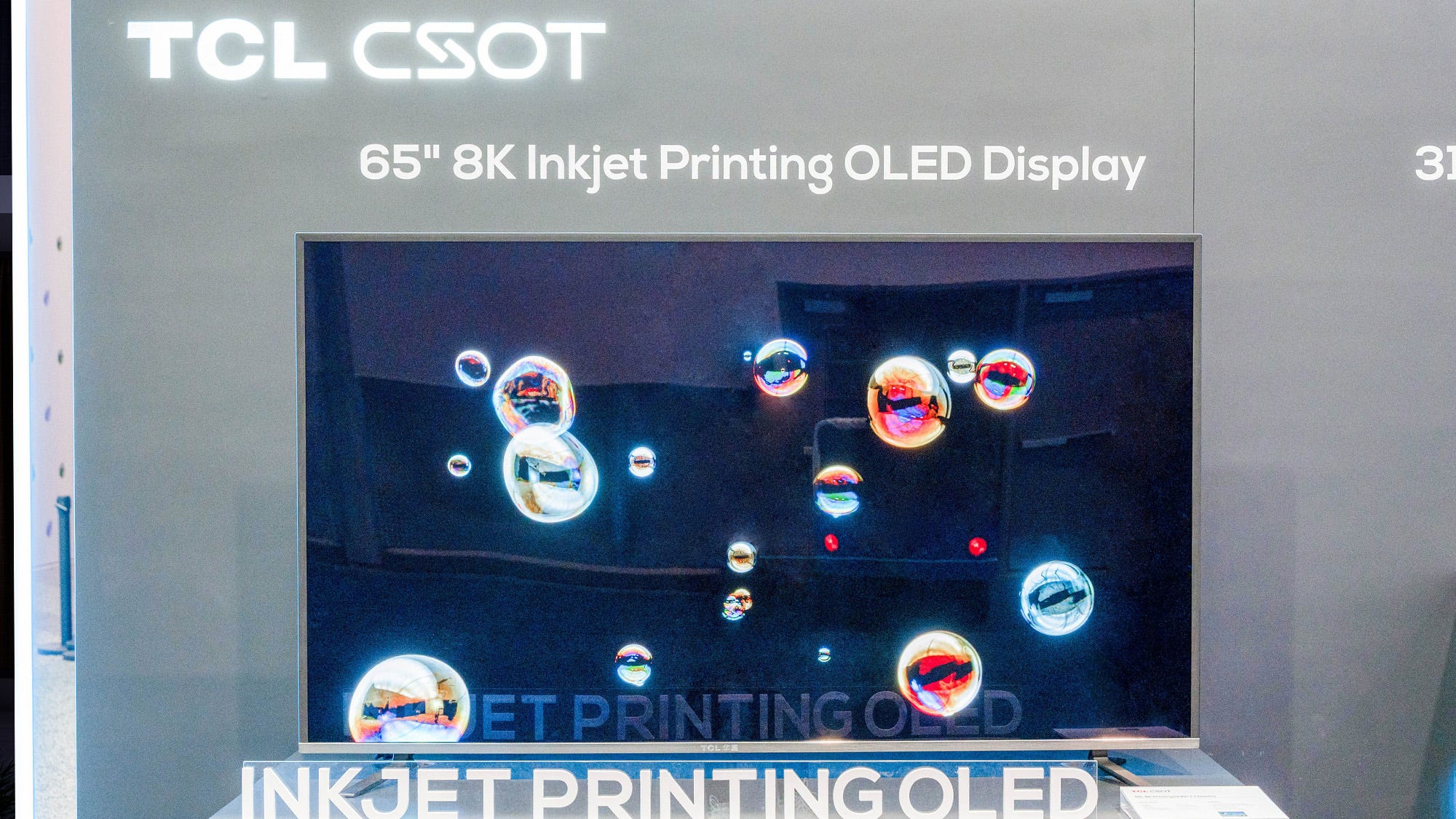 TCL showcased an inkjetprinted OLED TV at CES 2023