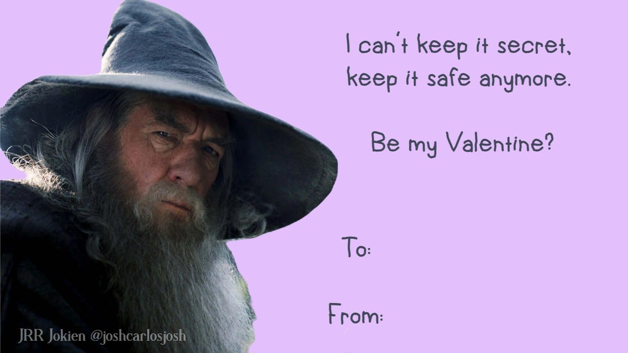 Lotr valentines 2025