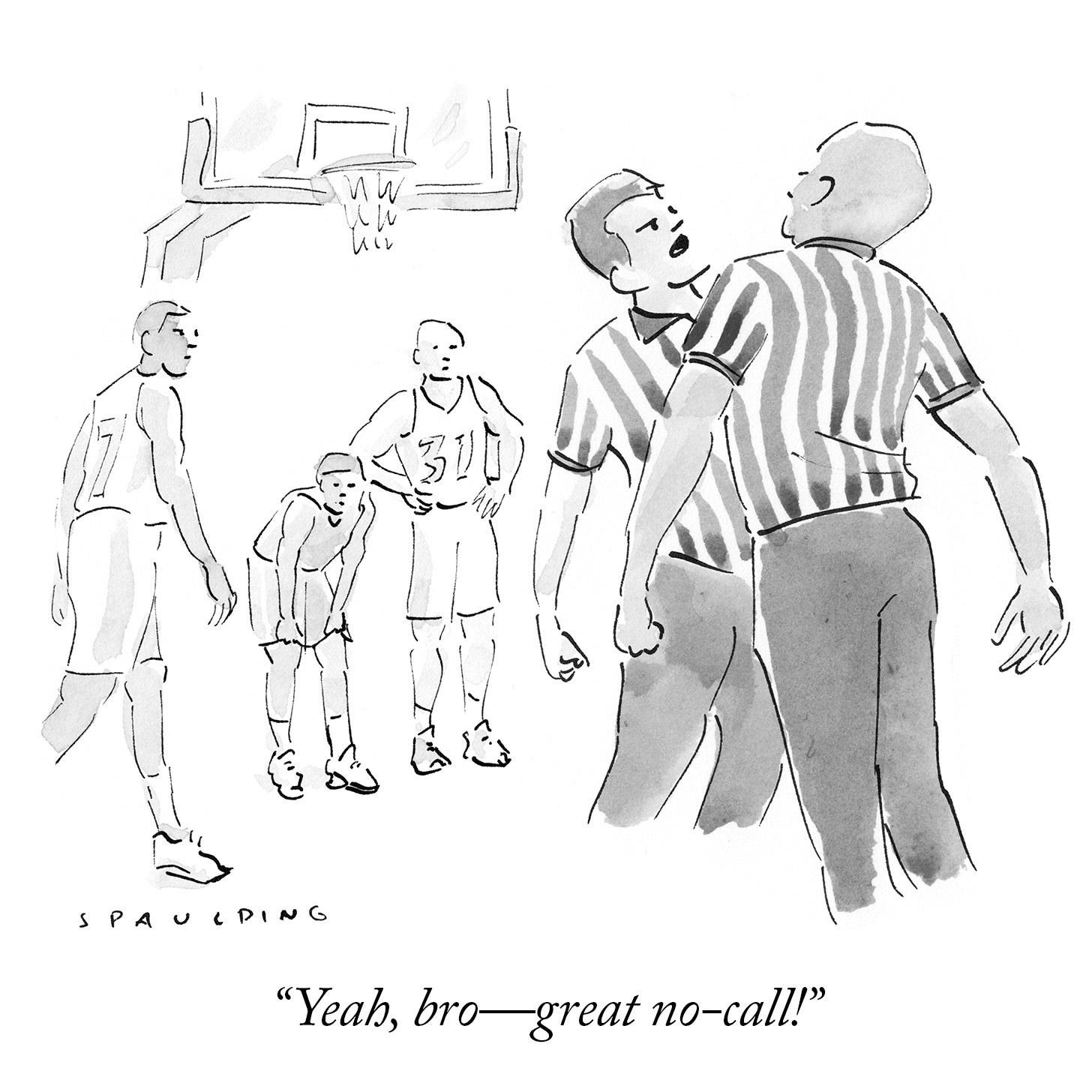 CHEST BUMP by Trevor Spaulding SPORTS COMIC