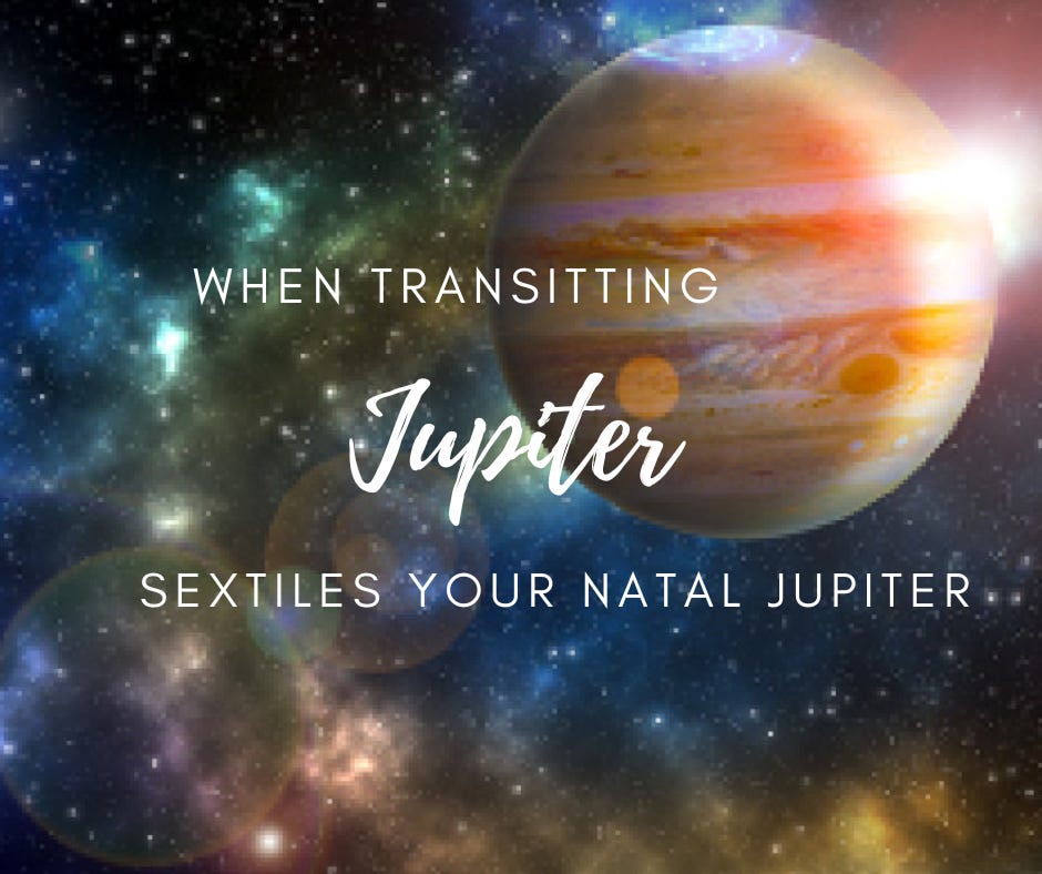 Transit Jupiter In A Sextile With Natal Jupiter 3877