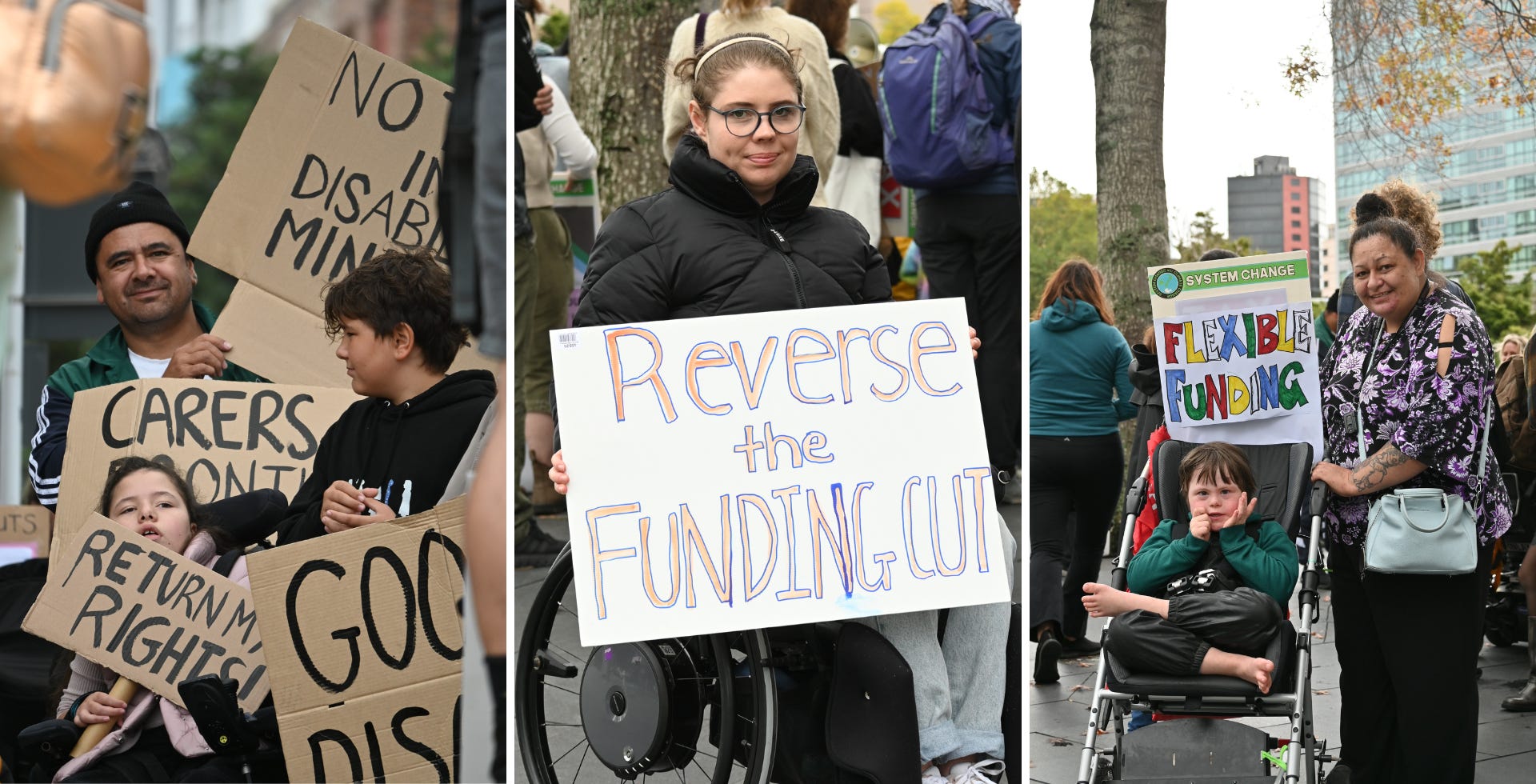 In pictures: Communities show up to protest funding cuts