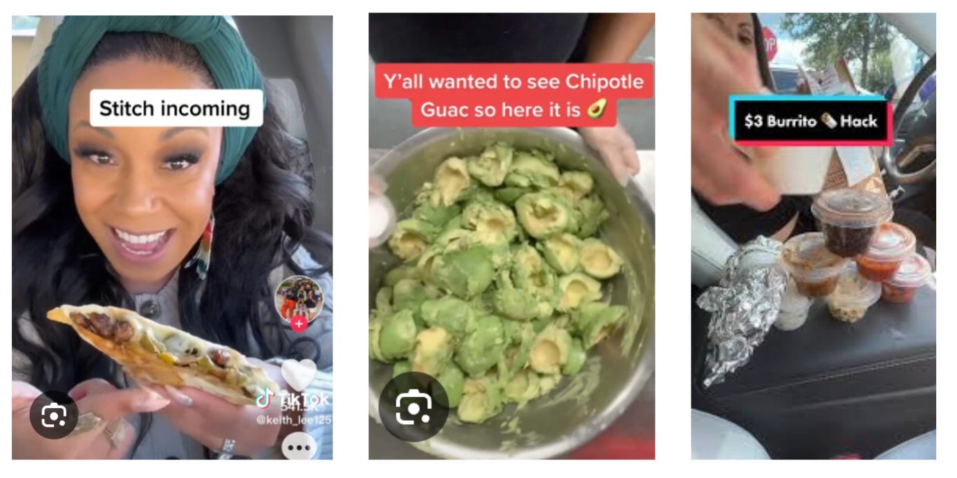 why chipotle is still on your tiktok feed