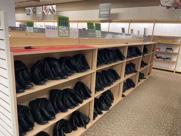 Sears shoe store near me store