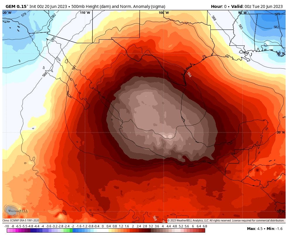 TCB quick hit Is climate change causing the Texas heat wave?