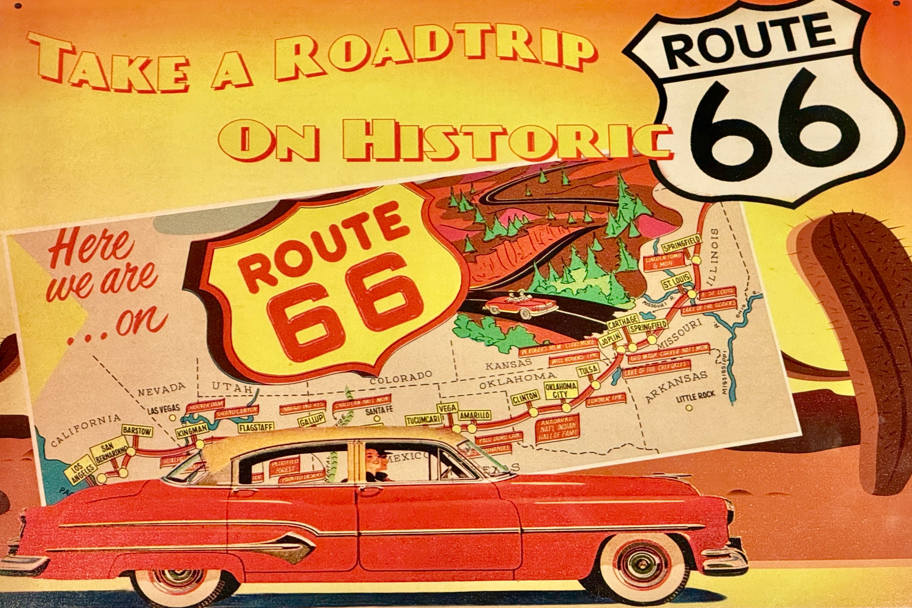 Street Signs Custom Route 66: The Mother Road - Michael Wallis