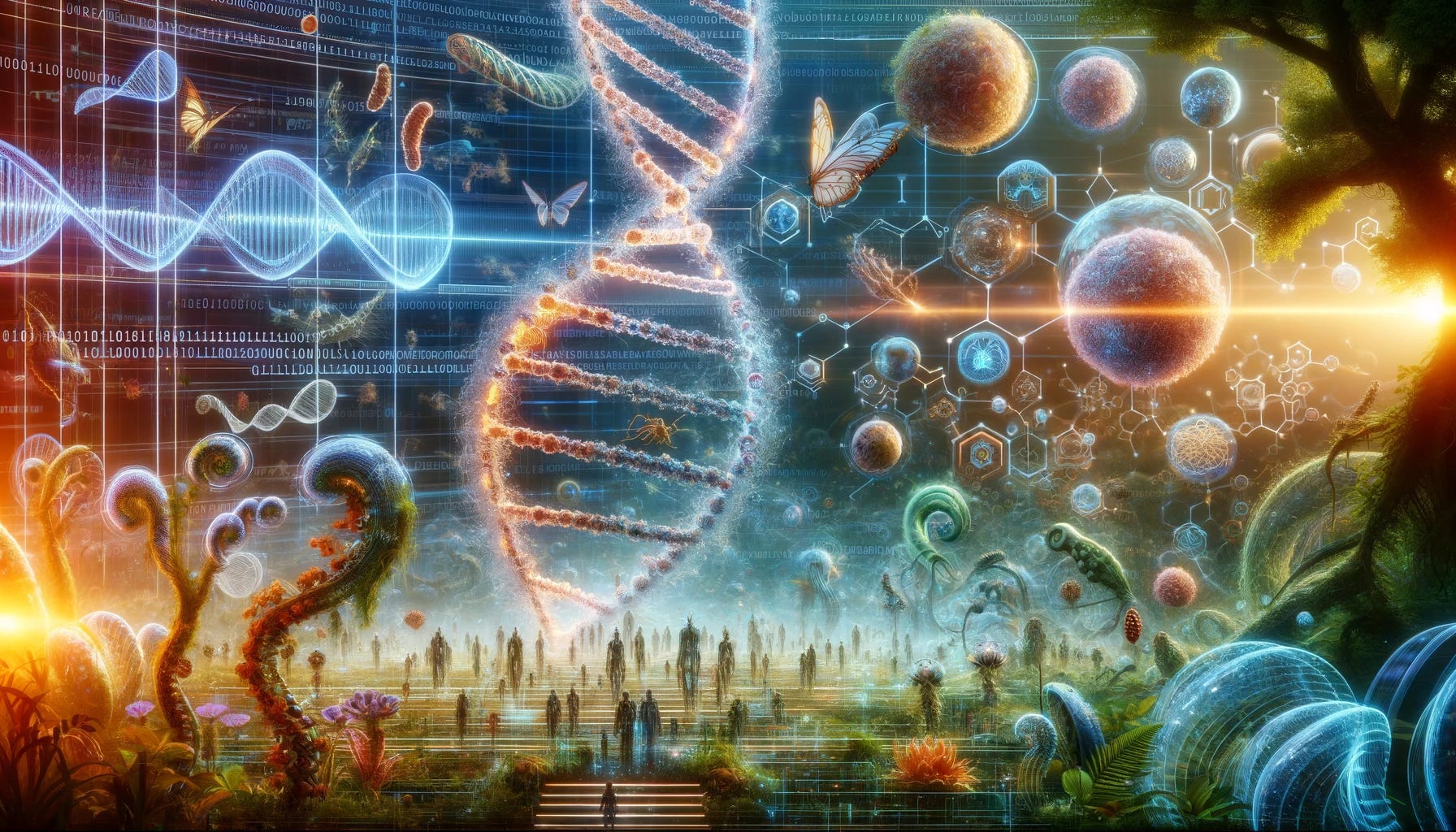 Exploring evolution (in life) through information