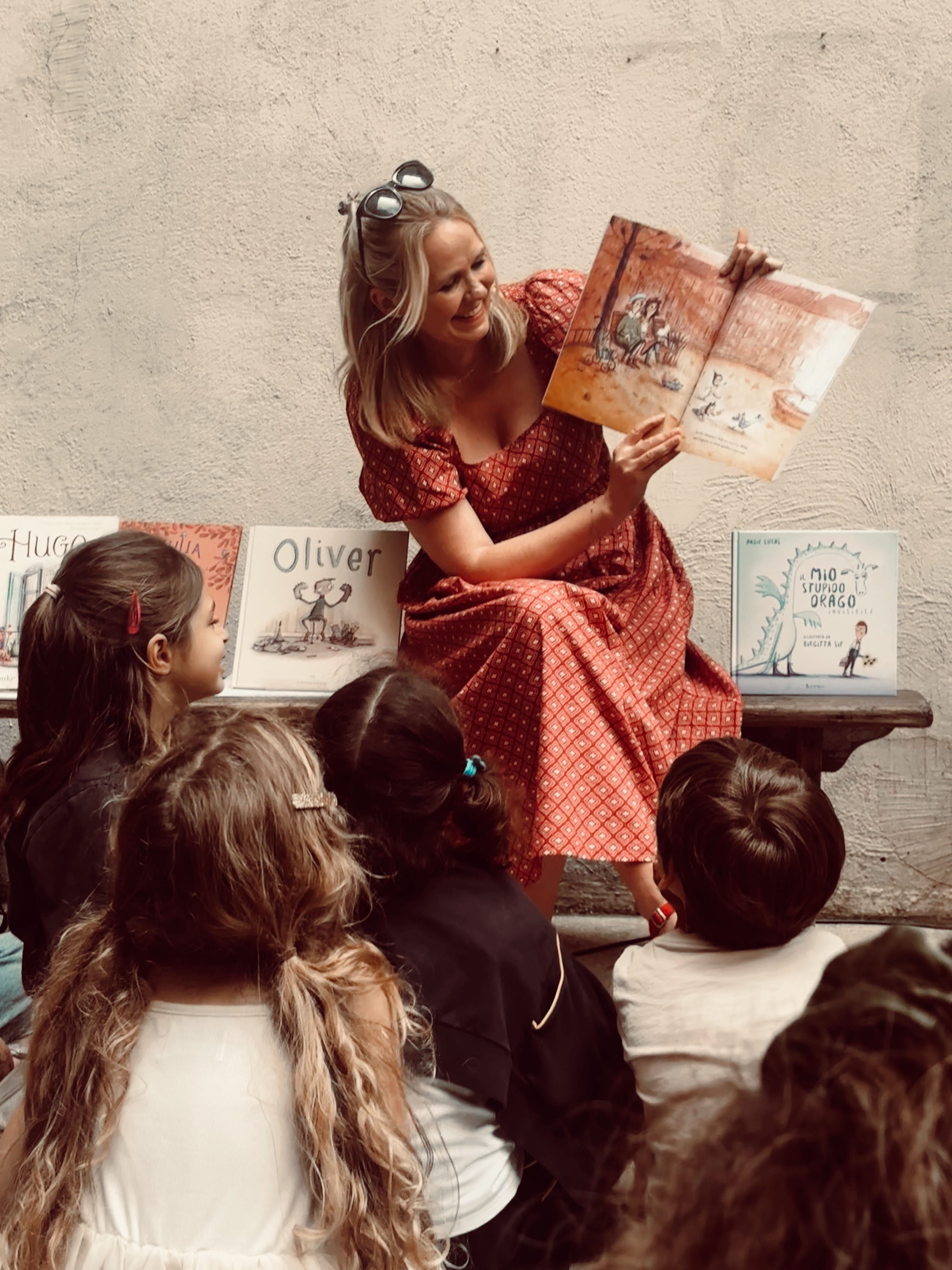 Book Reading in Rome, Italy - by Birgitta Sif