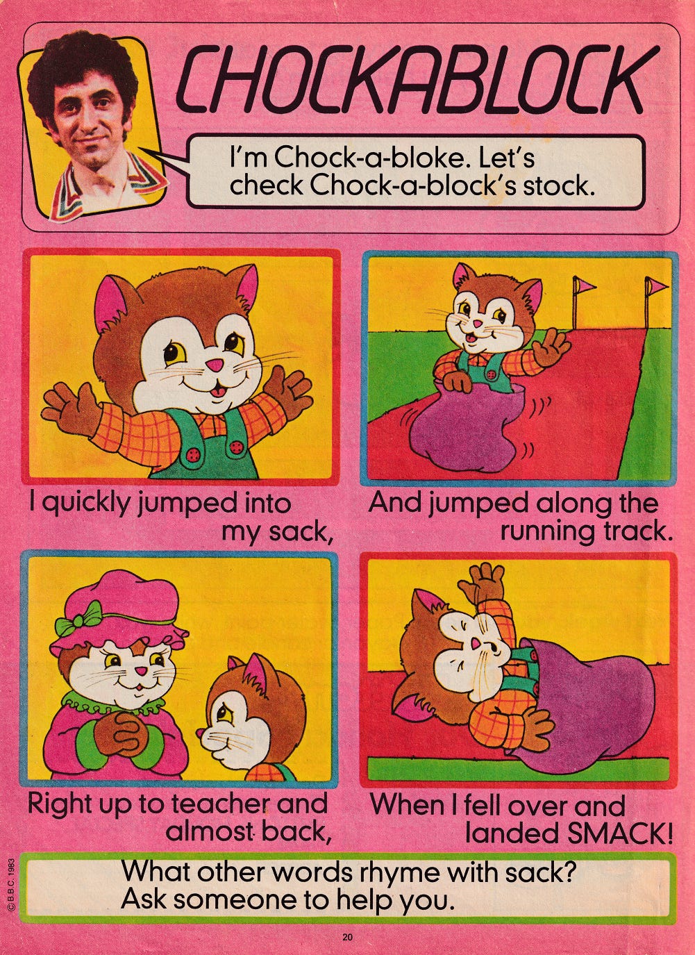 There Was a ChockaBlock Comic Strip?
