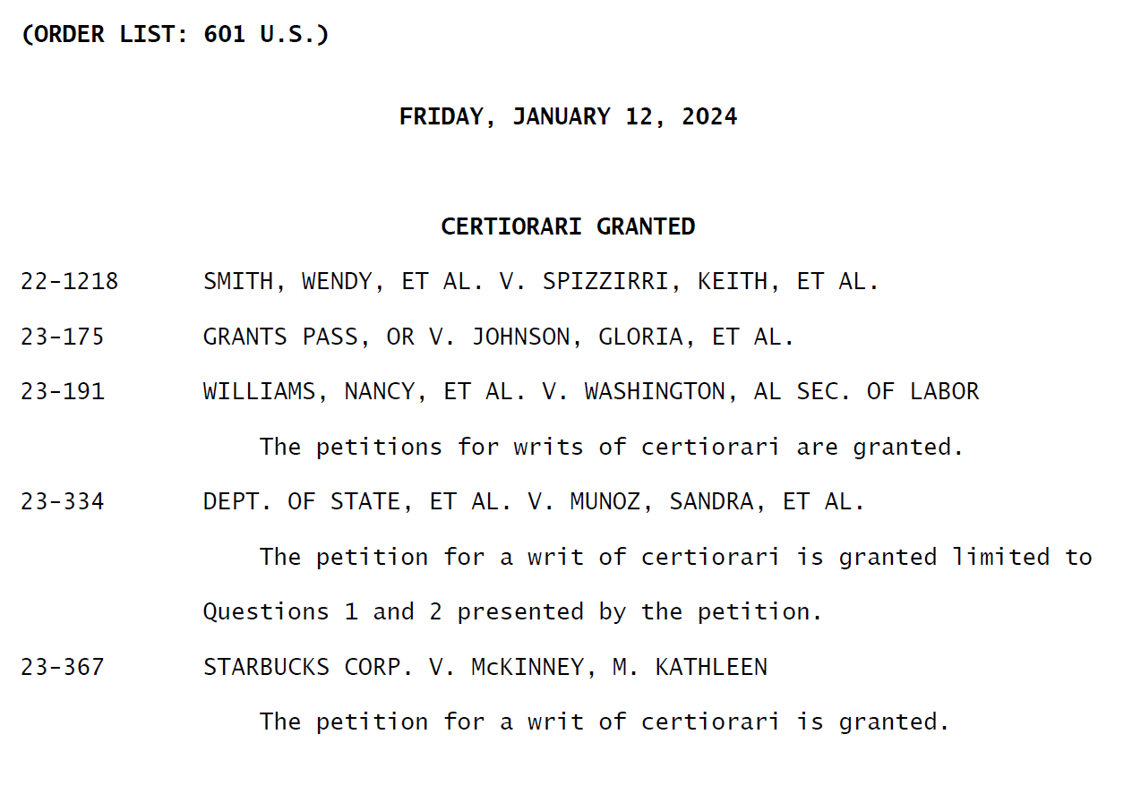 Writ of certiorari supreme court on sale