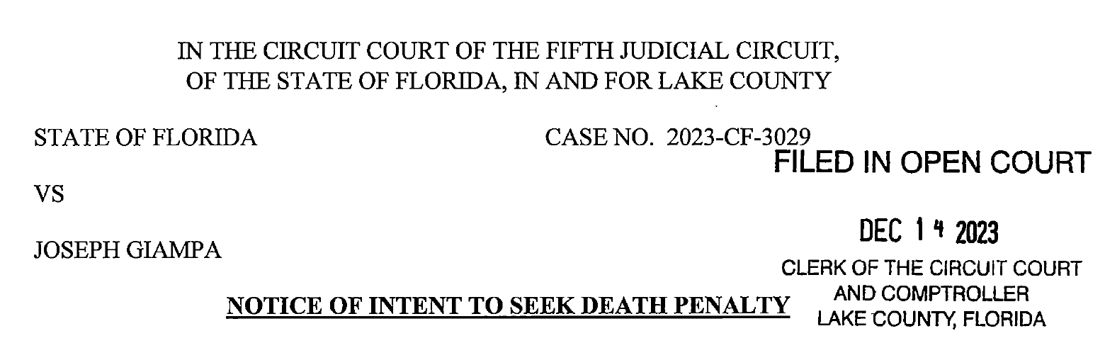Lake County prosecutors are the first to seek death on child sex charge