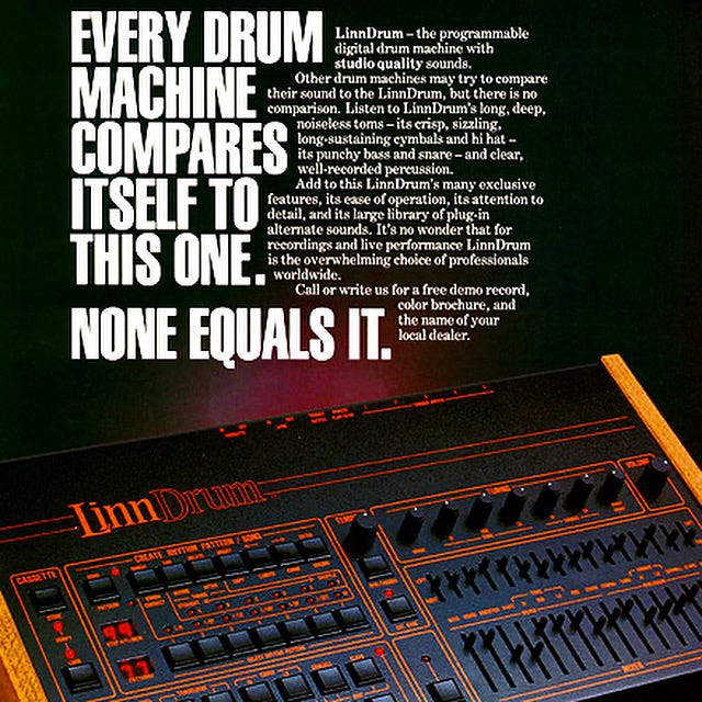 Linndrum drum machine on sale