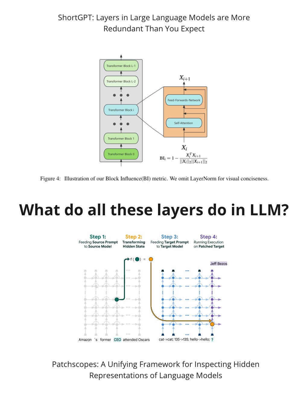 What do all these layers do in LLM? - Shchegrikovich LLM