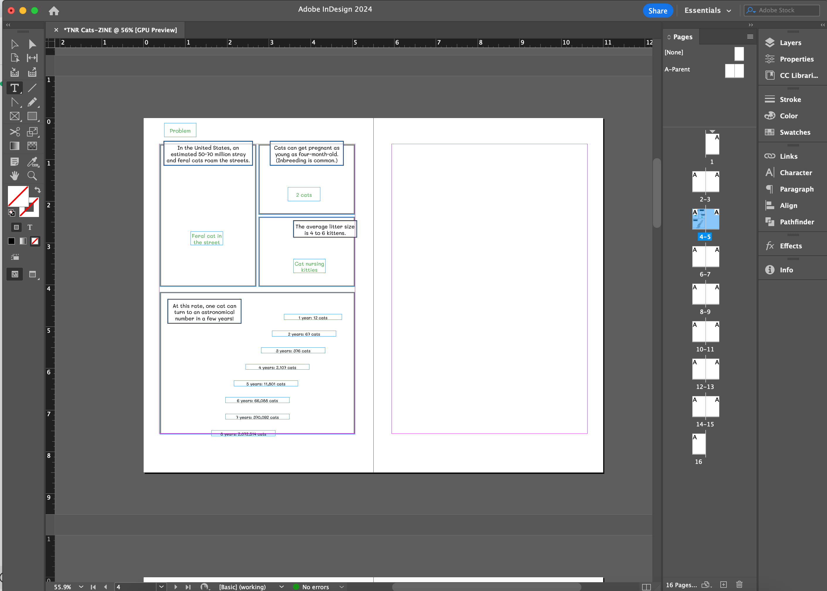 Track Comic Book Example Indesign Comic Zine (Part 3) - Paneling - by Maple Lam