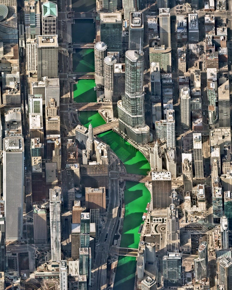 Green Chicago River 🍀 Daily Overview