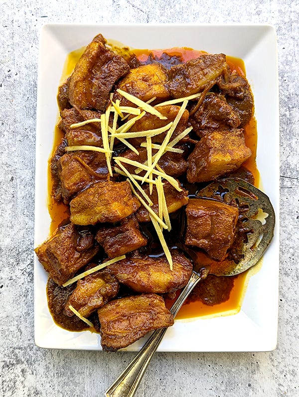 Northern Thai Pork Curry Burmese Style