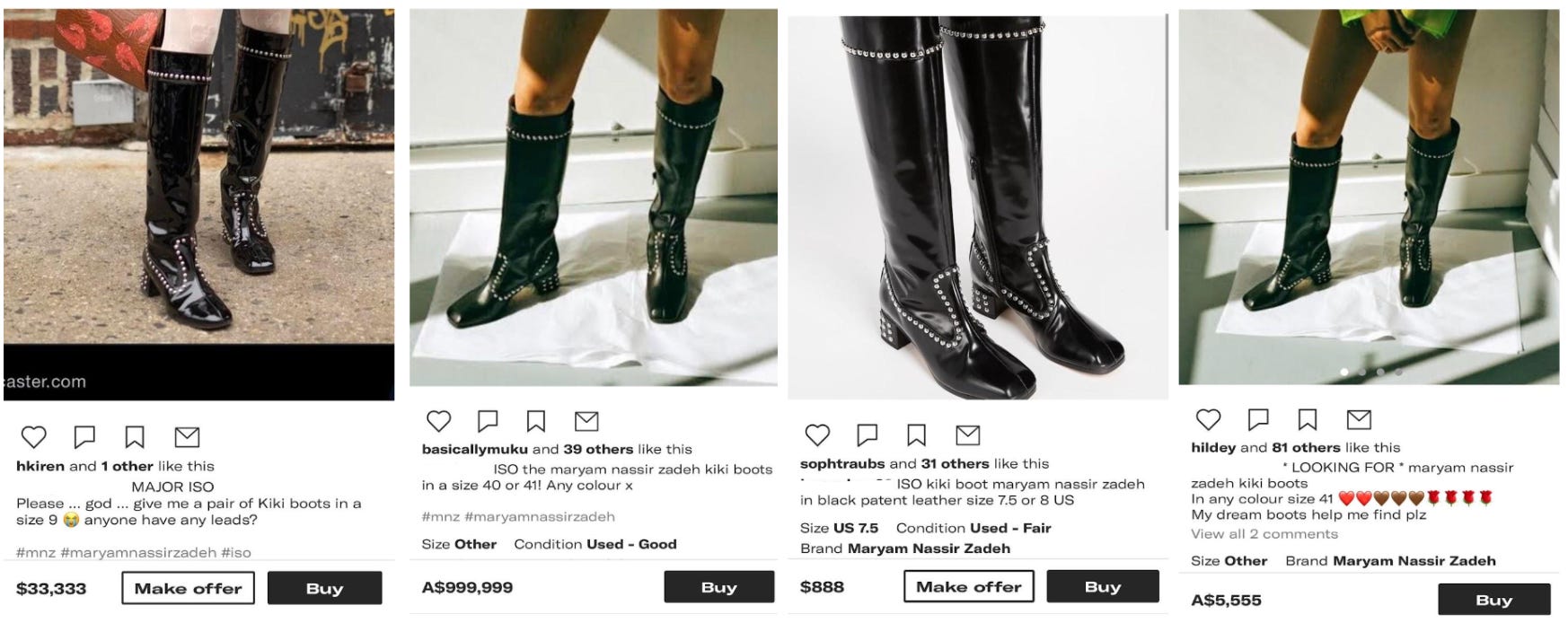 Maryam nassir clearance zadeh kiki boots