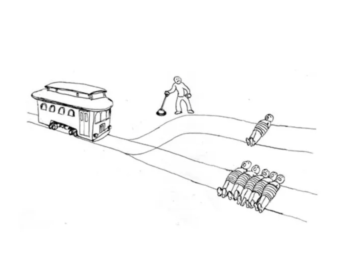 In shop the trolley