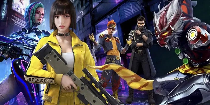 Action figure free fire outlet