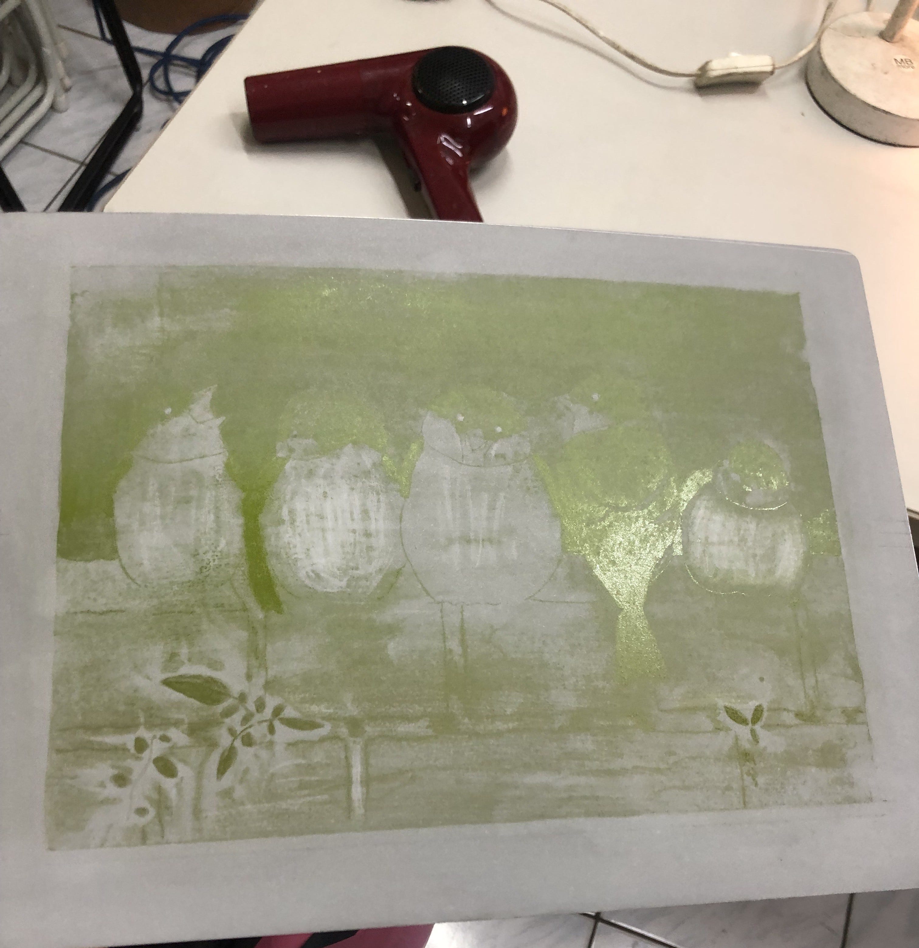 平版版畫體驗 - by 林紋沛 Wenpei Lin - Landscape of Transcreation