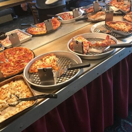 Pizza hut buffet discount