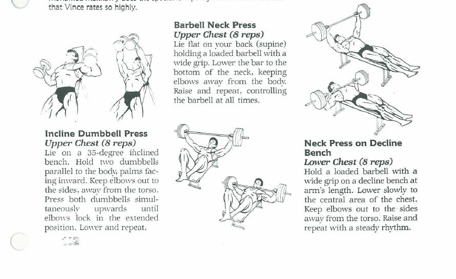 Vince gironda chest workout clearance