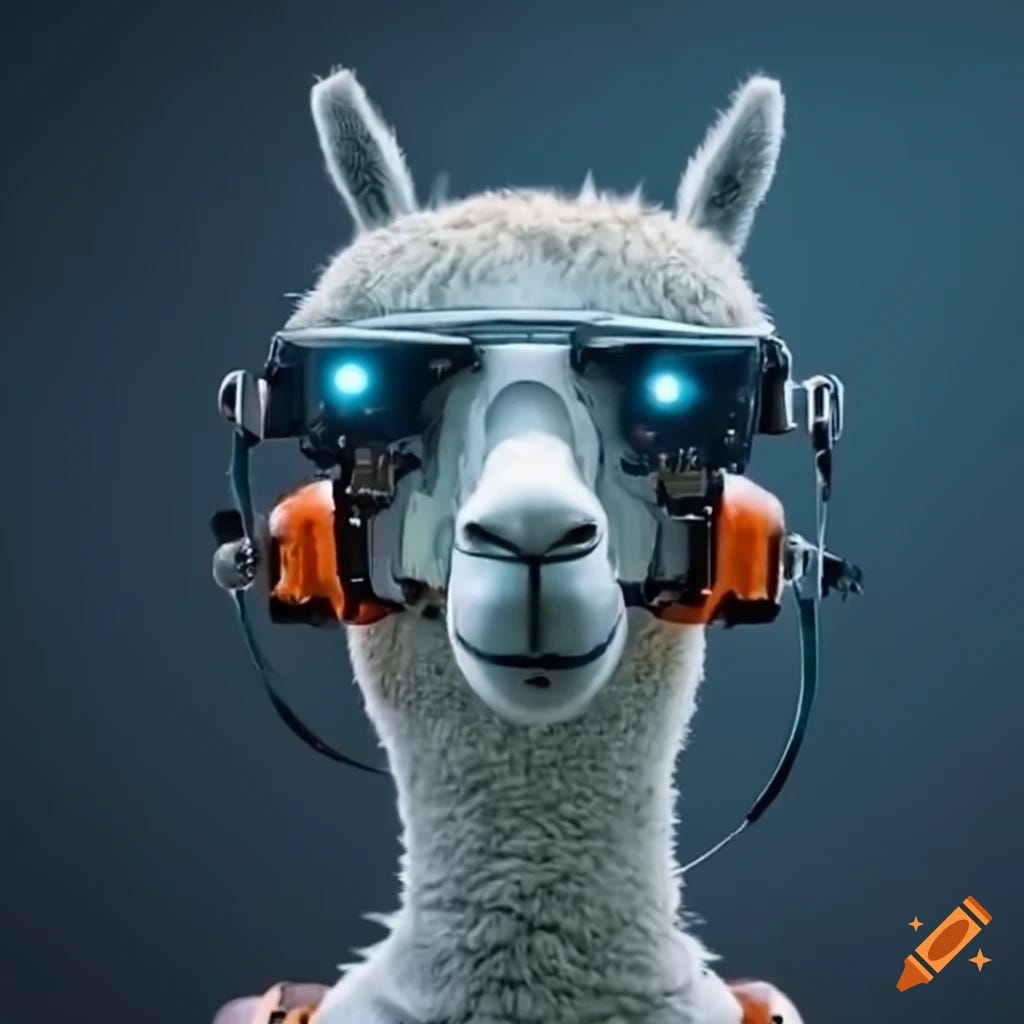 Robotic llama discount
